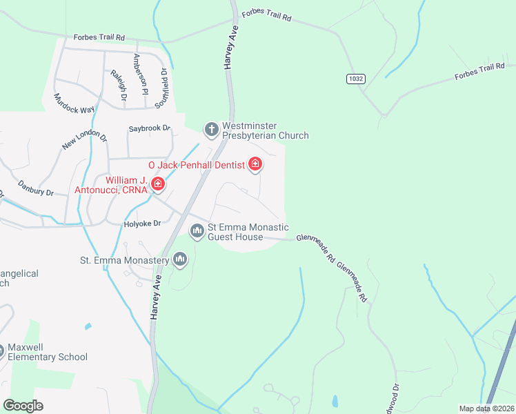 map of restaurants, bars, coffee shops, grocery stores, and more near 1053 Rimrock Road in Greensburg