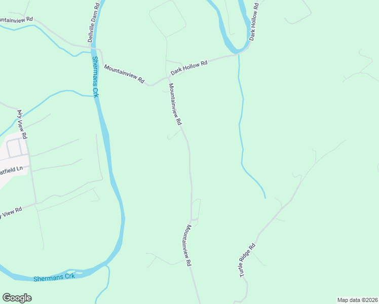 map of restaurants, bars, coffee shops, grocery stores, and more near 440 Mountainview Road in Shermans Dale