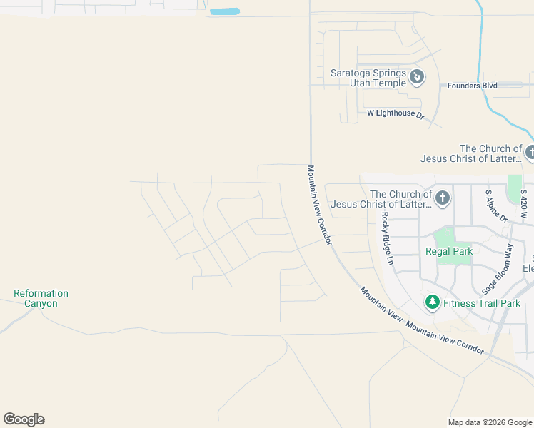map of restaurants, bars, coffee shops, grocery stores, and more near 1282 South Prince Drive in Saratoga Springs