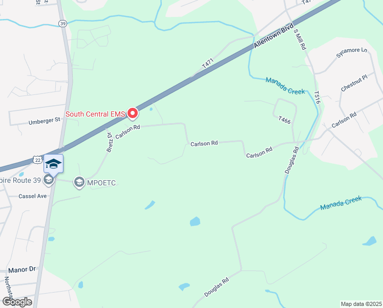 map of restaurants, bars, coffee shops, grocery stores, and more near 328 Carlson Road in Hummelstown