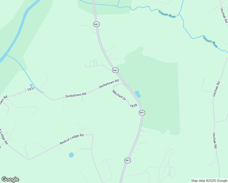 map of restaurants, bars, coffee shops, grocery stores, and more near Mitchell Drive in Latrobe