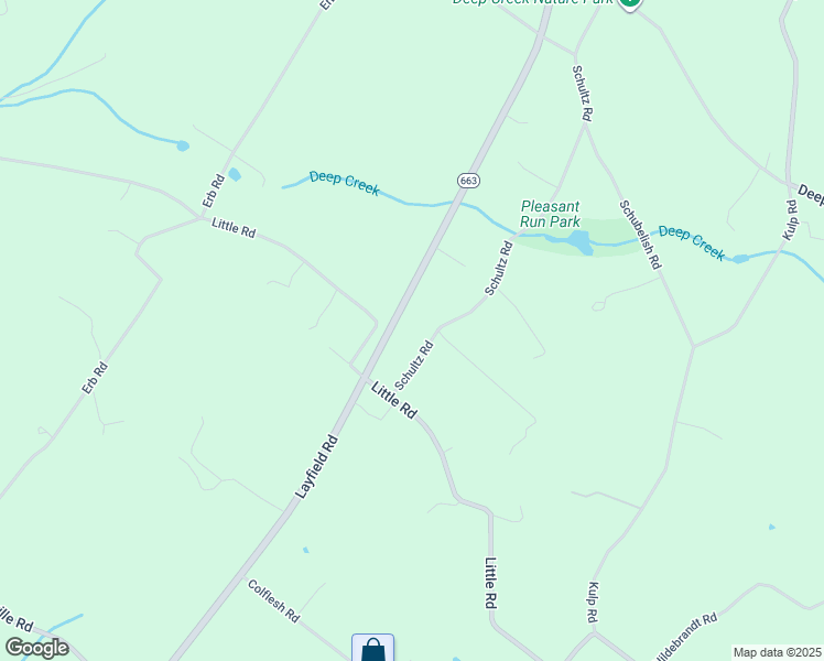 map of restaurants, bars, coffee shops, grocery stores, and more near 527 Schultz Road in Perkiomenville