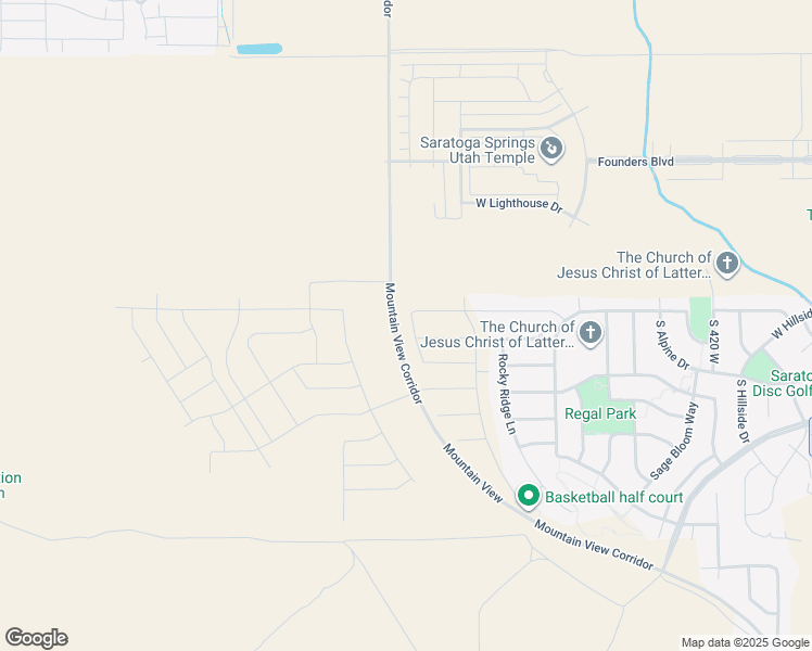 map of restaurants, bars, coffee shops, grocery stores, and more near 1249 South Jake Drive in Saratoga Springs