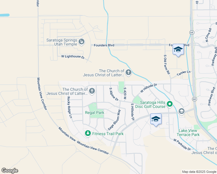 map of restaurants, bars, coffee shops, grocery stores, and more near 1233 Alpine Dr in Saratoga Springs