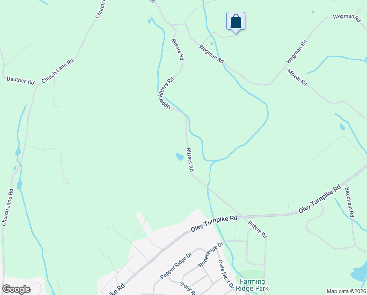 map of restaurants, bars, coffee shops, grocery stores, and more near 1190 Ritters Road in Reading