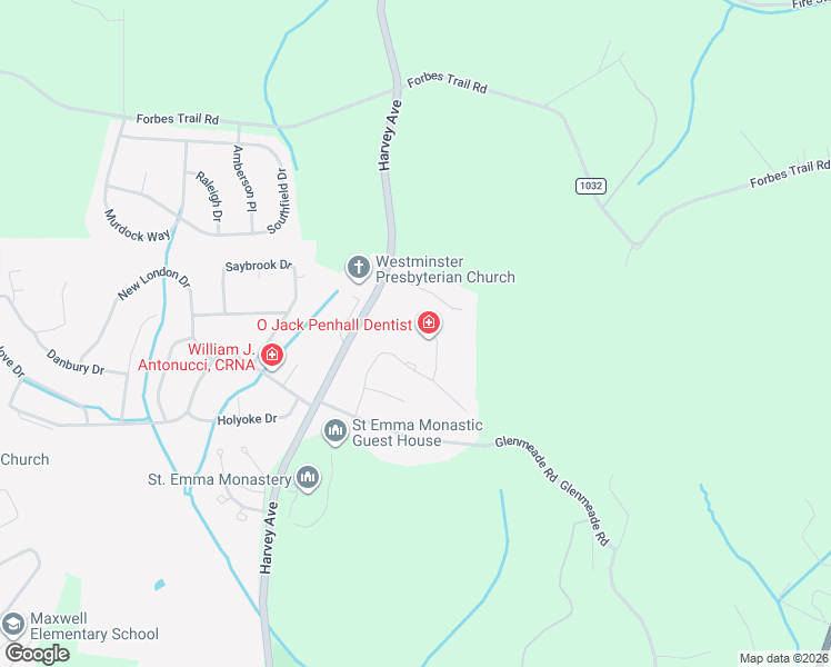 map of restaurants, bars, coffee shops, grocery stores, and more near 1112 Sandstone Road in Greensburg