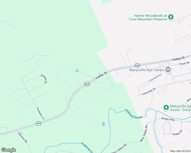 map of restaurants, bars, coffee shops, grocery stores, and more near 930 Valley Street in Marysville