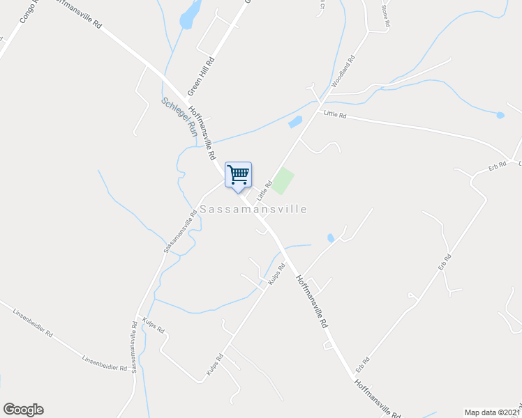 map of restaurants, bars, coffee shops, grocery stores, and more near 1803 Hoffmansville Road in Frederick