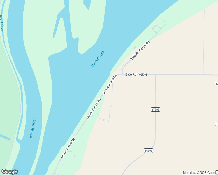 map of restaurants, bars, coffee shops, grocery stores, and more near 18975-19499 Quiver Beach Road in Havana