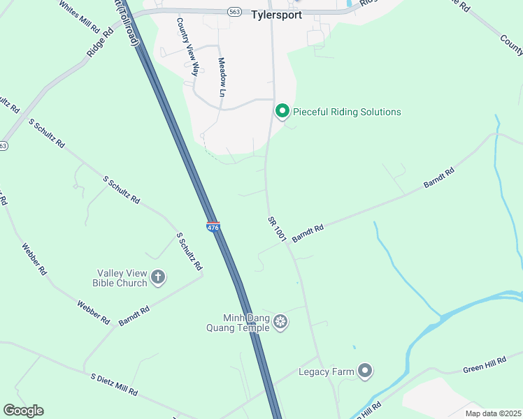 map of restaurants, bars, coffee shops, grocery stores, and more near 134 South Allentown Road in Telford