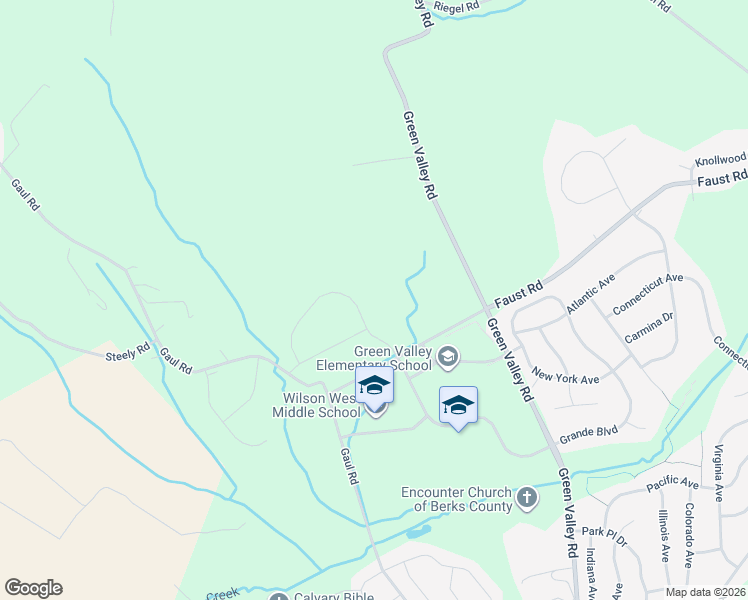 map of restaurants, bars, coffee shops, grocery stores, and more near in Sinking Spring