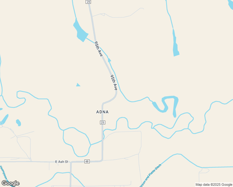 map of restaurants, bars, coffee shops, grocery stores, and more near 29178 County Road 25 in Milliken