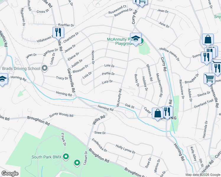 map of restaurants, bars, coffee shops, grocery stores, and more near 428 Marta Drive in Pittsburgh