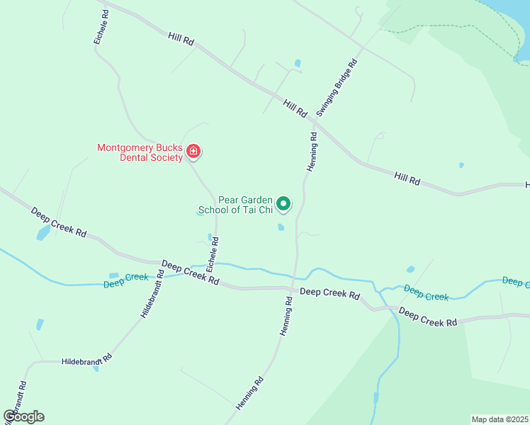 map of restaurants, bars, coffee shops, grocery stores, and more near 945 Henning Road in Perkiomenville