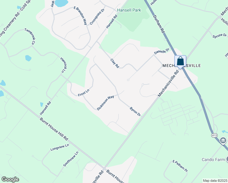 map of restaurants, bars, coffee shops, grocery stores, and more near 3460 Byron Dr in Doylestown