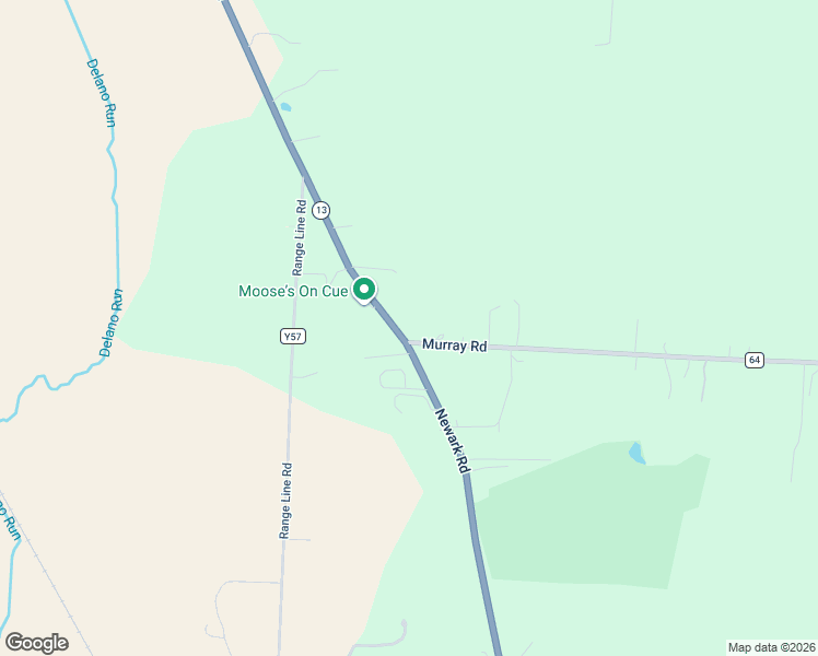 map of restaurants, bars, coffee shops, grocery stores, and more near 7340 Newark Road in Mount Vernon