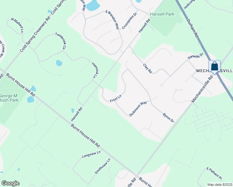 map of restaurants, bars, coffee shops, grocery stores, and more near 4704 Frost Lane in Doylestown