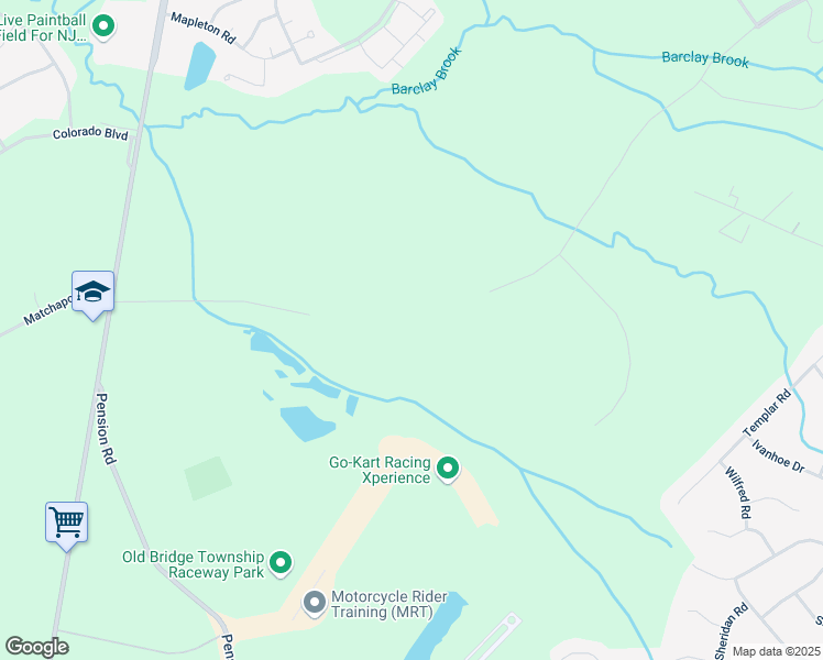map of restaurants, bars, coffee shops, grocery stores, and more near 18 Stockton Avenue in Monroe Township