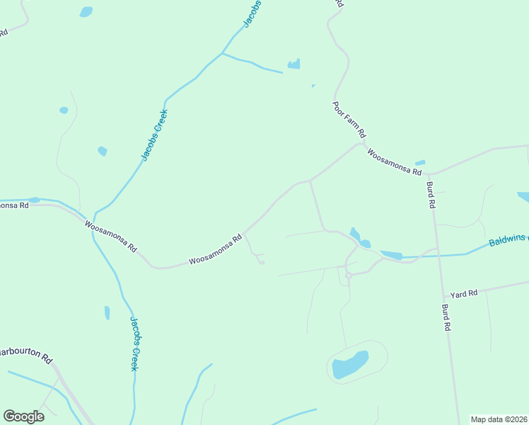 map of restaurants, bars, coffee shops, grocery stores, and more near 129 Woosamonsa Road in Pennington