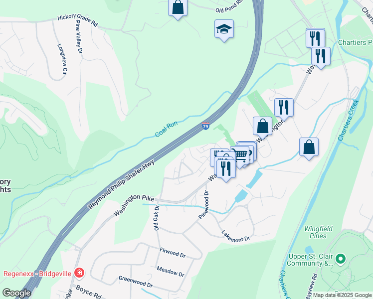 map of restaurants, bars, coffee shops, grocery stores, and more near 571 Winesap Drive in Bridgeville