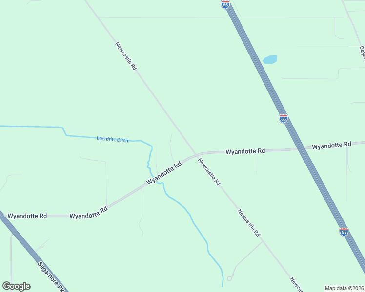 map of restaurants, bars, coffee shops, grocery stores, and more near 5130 Newcastle Road in Lafayette