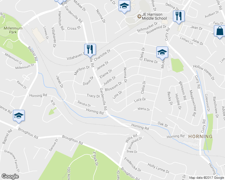 map of restaurants, bars, coffee shops, grocery stores, and more near 651 Blossom Drive in Pittsburgh