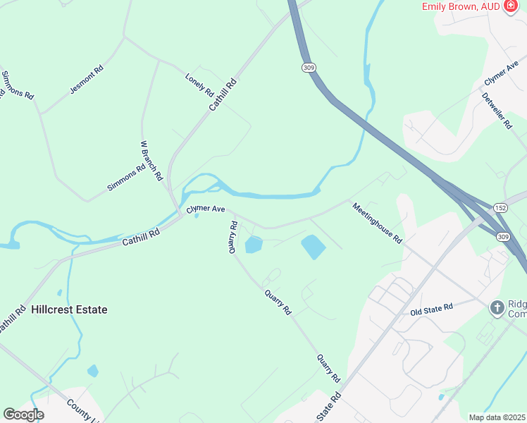 map of restaurants, bars, coffee shops, grocery stores, and more near 2900 Clymer Avenue in Telford