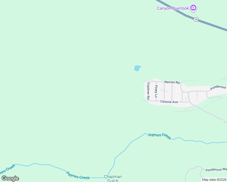 map of restaurants, bars, coffee shops, grocery stores, and more near 18947 Explorer Road in Paynes Creek