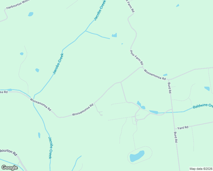 map of restaurants, bars, coffee shops, grocery stores, and more near 129 Woosamonsa Road in Pennington