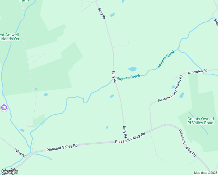 map of restaurants, bars, coffee shops, grocery stores, and more near 101 Barry Road in Lambertville