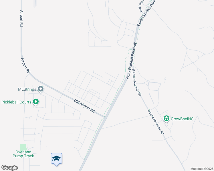 map of restaurants, bars, coffee shops, grocery stores, and more near 1862 East Kern Mountain in Eagle Mountain