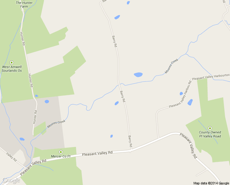 map of restaurants, bars, coffee shops, grocery stores, and more near 101 Barry Road in Lambertville