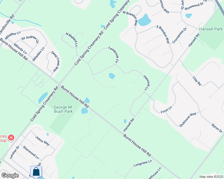 map of restaurants, bars, coffee shops, grocery stores, and more near 3800 South Mallard Lane in Doylestown