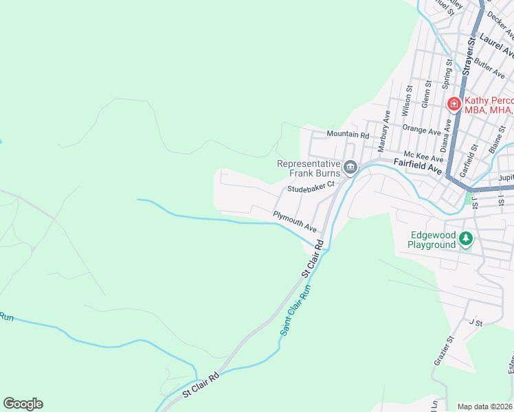 map of restaurants, bars, coffee shops, grocery stores, and more near 101 Matley Court in Johnstown