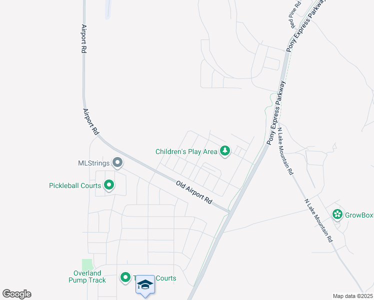 map of restaurants, bars, coffee shops, grocery stores, and more near 6747 North Desert Creek in Eagle Mountain