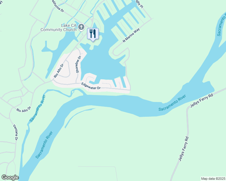 map of restaurants, bars, coffee shops, grocery stores, and more near 22549 Edgewater Drive in Cottonwood