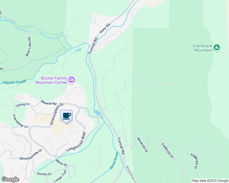 map of restaurants, bars, coffee shops, grocery stores, and more near 2275 Windcliff Drive in Estes Park