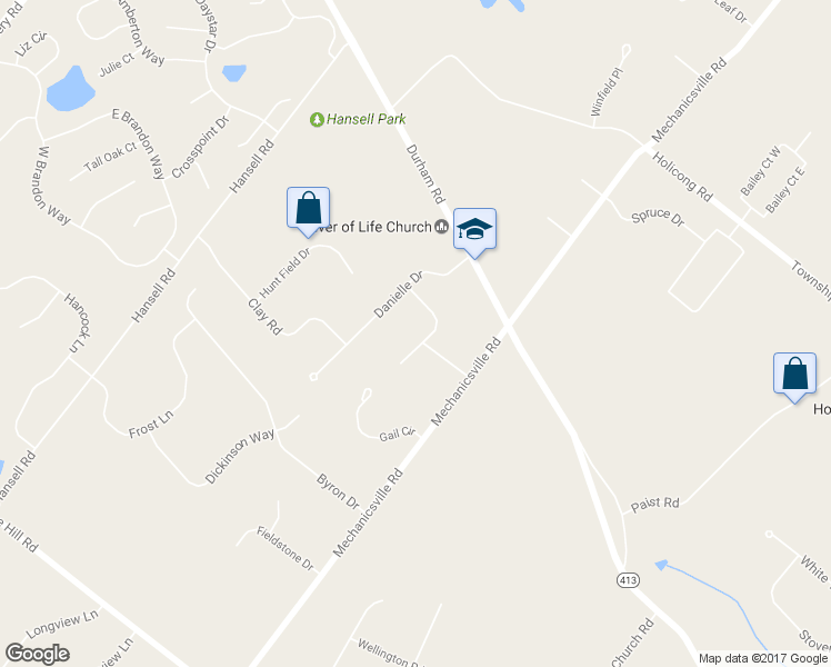 map of restaurants, bars, coffee shops, grocery stores, and more near 4928 Edgewood Road in Doylestown