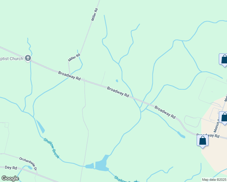 map of restaurants, bars, coffee shops, grocery stores, and more near 128 Broadway Road in East Windsor