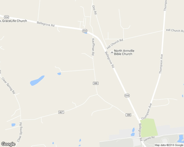 map of restaurants, bars, coffee shops, grocery stores, and more near 327 Kauffman Road in Annville