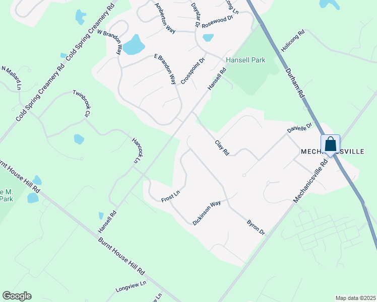 map of restaurants, bars, coffee shops, grocery stores, and more near 4704 Frost Lane in Doylestown