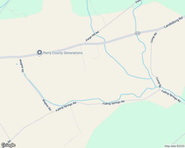 map of restaurants, bars, coffee shops, grocery stores, and more near 1156 Landisburg Road in Landisburg