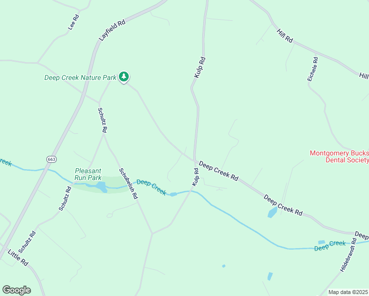 map of restaurants, bars, coffee shops, grocery stores, and more near 2247 Deep Creek Road in Perkiomenville