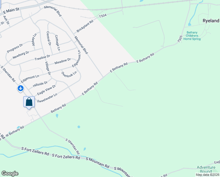 map of restaurants, bars, coffee shops, grocery stores, and more near in Newmanstown