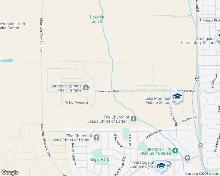 map of restaurants, bars, coffee shops, grocery stores, and more near 552 Founders Boulevard in Saratoga Springs