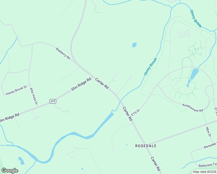 map of restaurants, bars, coffee shops, grocery stores, and more near 280 Carter Road in Princeton