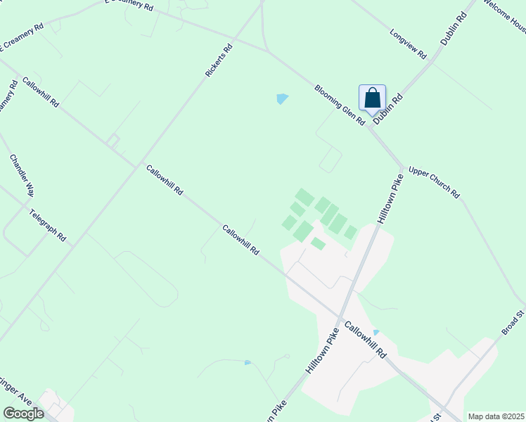 map of restaurants, bars, coffee shops, grocery stores, and more near 939 Callowhill Road in Perkasie