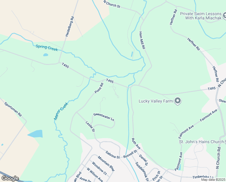 map of restaurants, bars, coffee shops, grocery stores, and more near 260 Wooltown Road in Wernersville