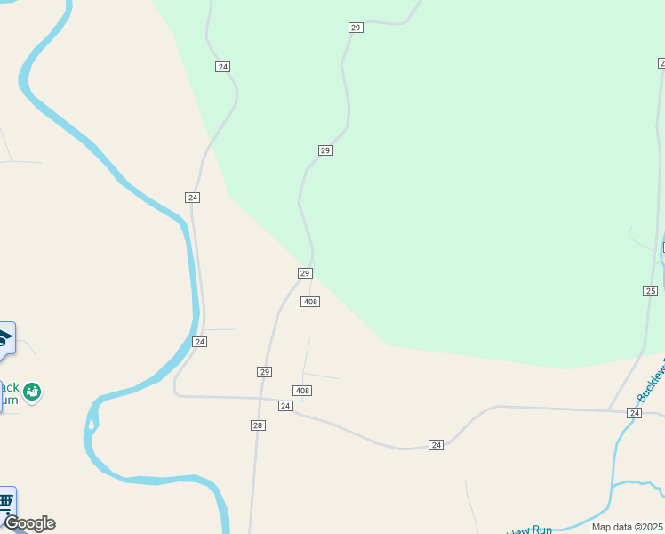 map of restaurants, bars, coffee shops, grocery stores, and more near 26880 Township Road 29 in Warsaw