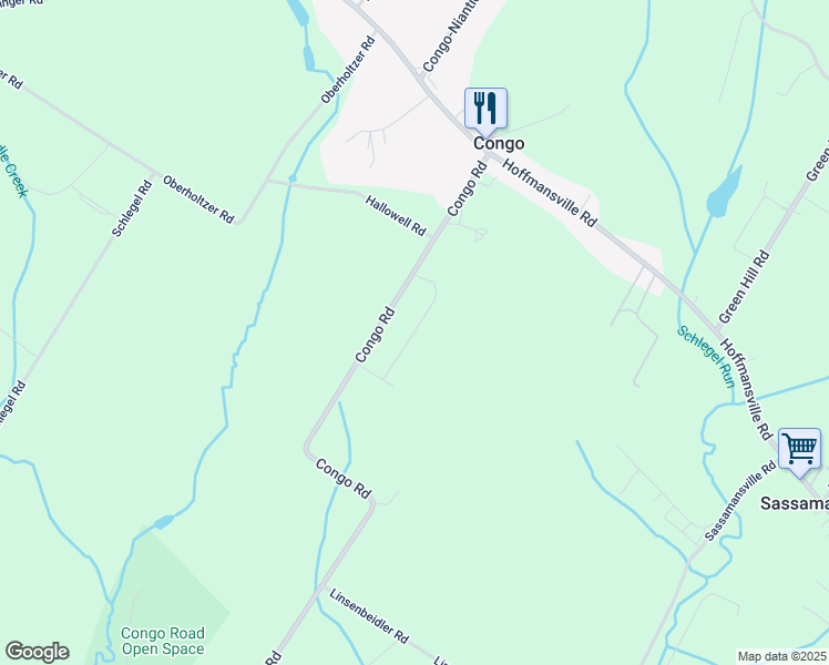 map of restaurants, bars, coffee shops, grocery stores, and more near Pearl Lane in Montgomery County